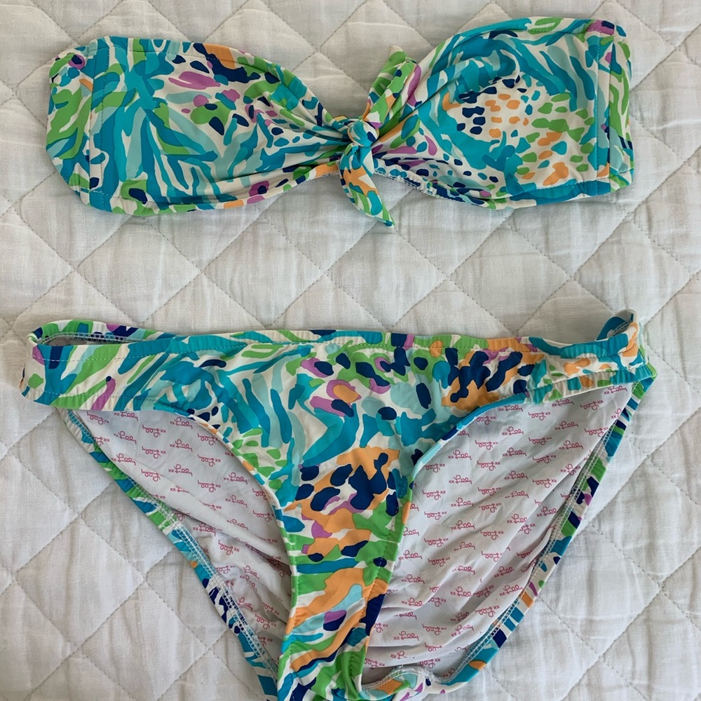 Lilly Pulitzer Strapless Swimsuit